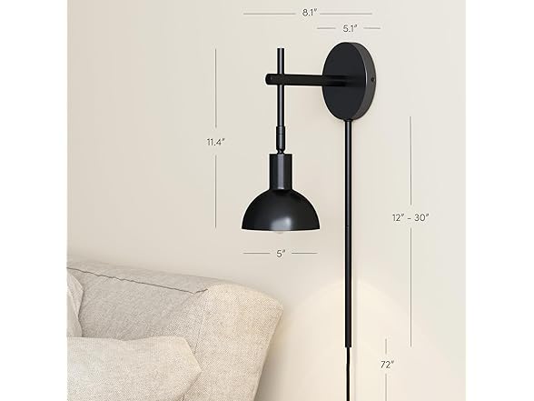 Nathan James Tamlin Wall Light Fixture
