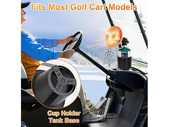 LOFUKI Golf Cart Heater,Portable Propane Heater