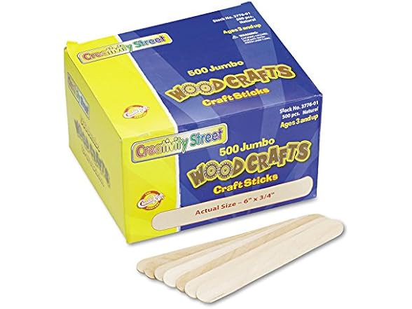 Creativity Street Wood Crafts Jumbo Craft
