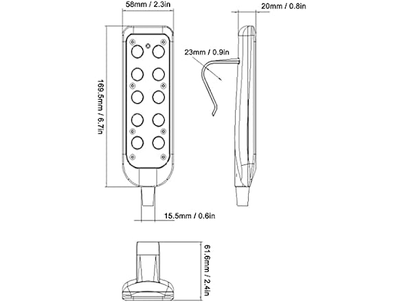 Walfront Electric PVC IP66 Wear Hospital Be