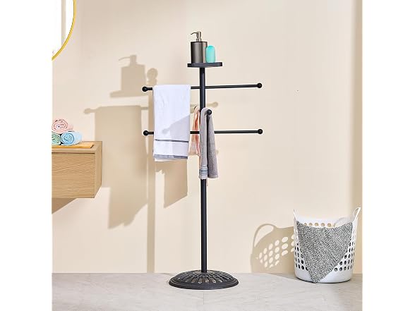 Towel Rack, 3 Bars Outdoor Towel Holder