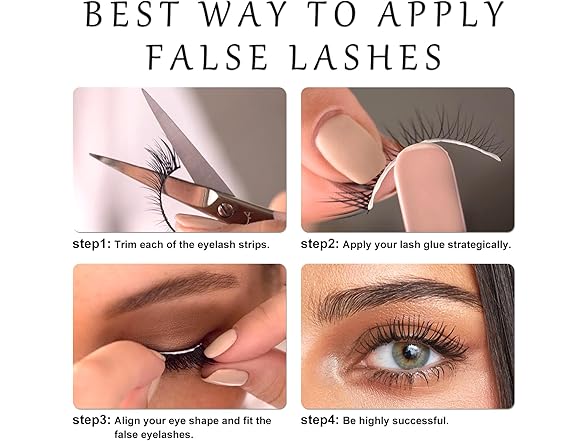 LoveOurHome 12 Pairs Faux Mink Lashes