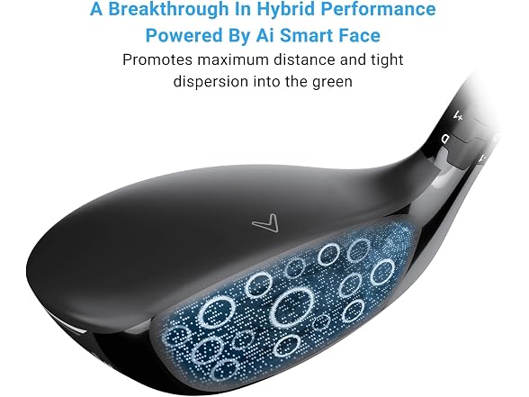 Callaway Paradym AI Smoke HL 4 Hybrid, Graphite, 5.0, Standard (Left Hand)