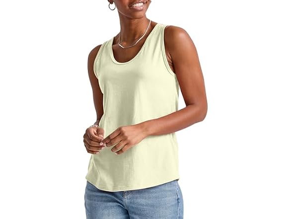 Hanes Women (XS) Originals Tank Top Solar Ice