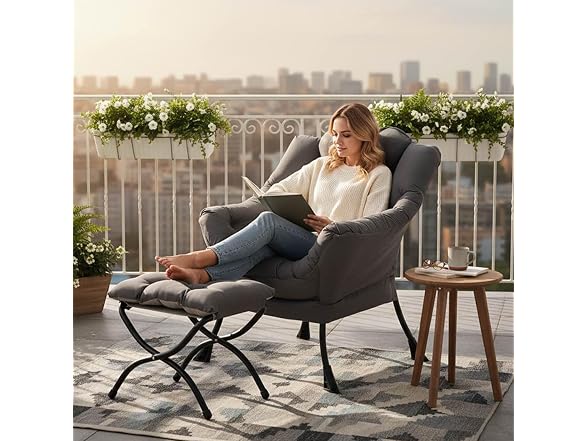 Lazy Chair with Ottoman