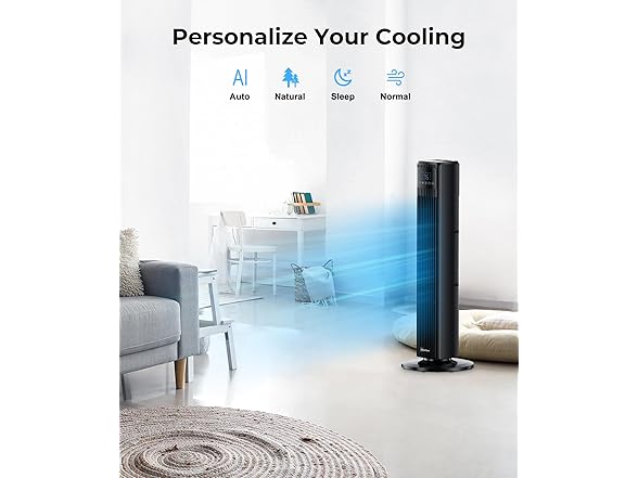 Tower Fan - 4 Speed 90° Oscillating