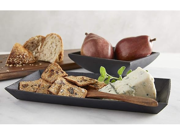 47th & Main Durable Cast Iron Serving Tray 10.2" x 5.80"