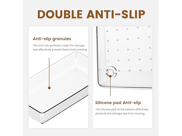 21 Pcs Organizer and Storage Trays