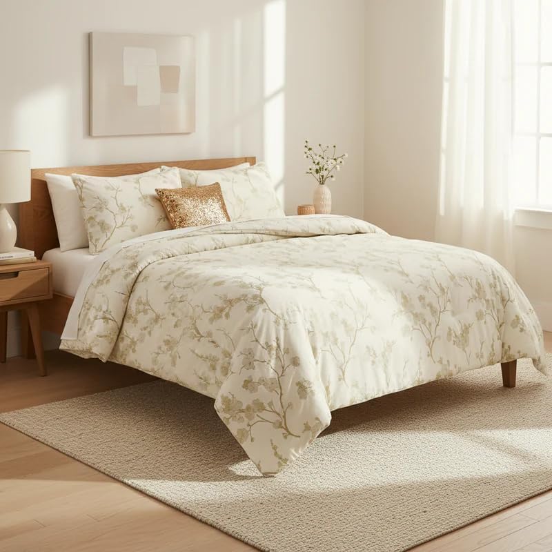 J&V Textiles Floral 5-Piece Comforter Set - Gallery 18