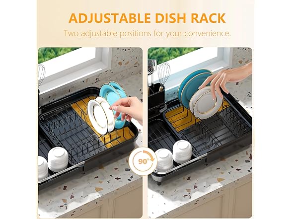 KLKE Expandable Dish Drying Rack