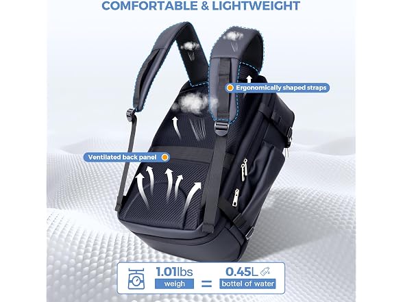 SHOWKOO 40L 17" Laptop Backpack
