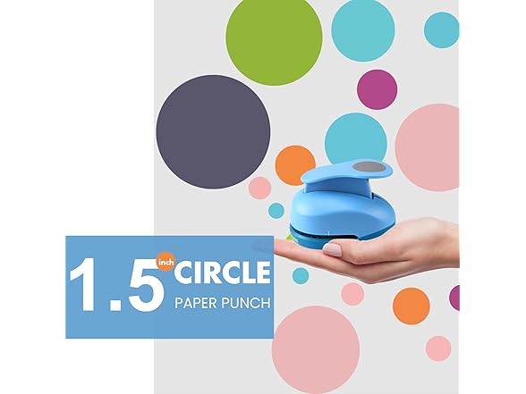 2 Pack 1.5 Circle Paper Punch