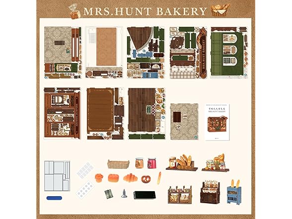 MRS.Hunt Bakery Book Nook Kit