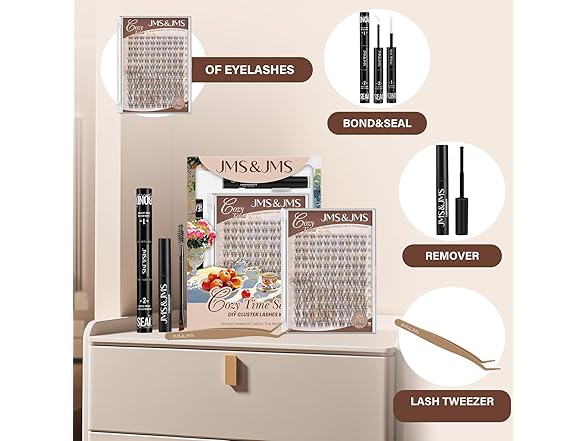 JMS&JMS Flora Lash Clusters Kit