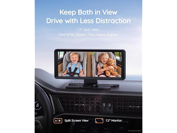 Babyvue BV3PRO Dual Car Baby Monitor