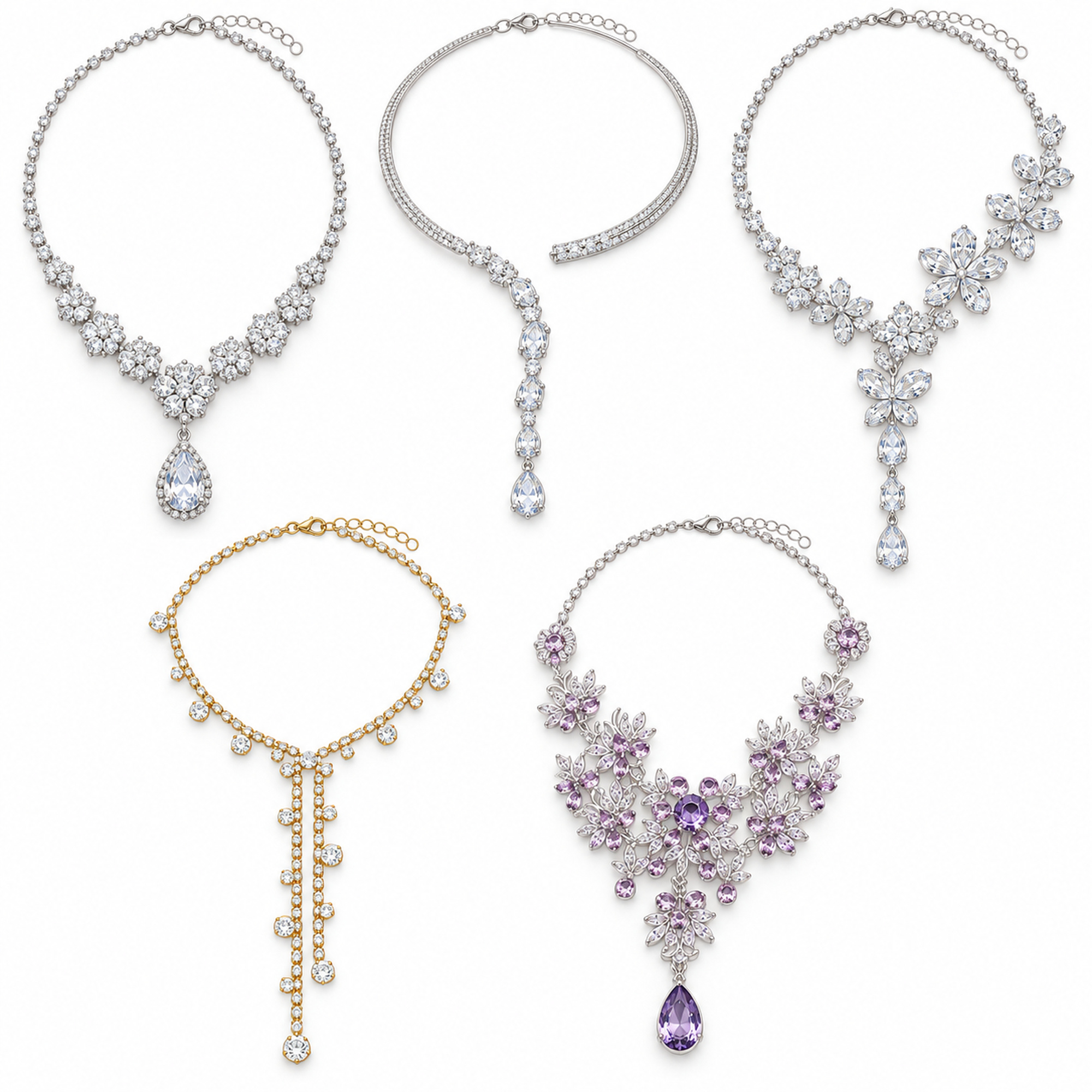 5 Pack Necklace Layering Set - Gallery 5