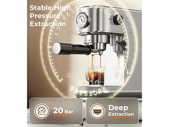 Espresso Machine with Milk Frother