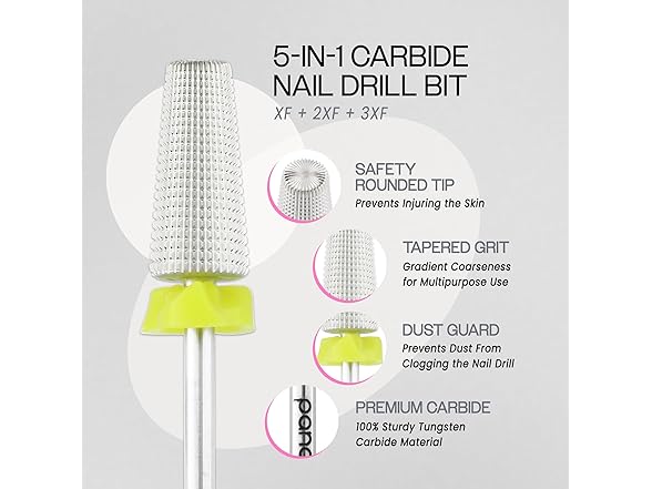 PANA Nail Carbide 5 in 1 Bit