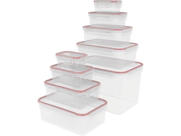 Clear Rectangular Nested Containers