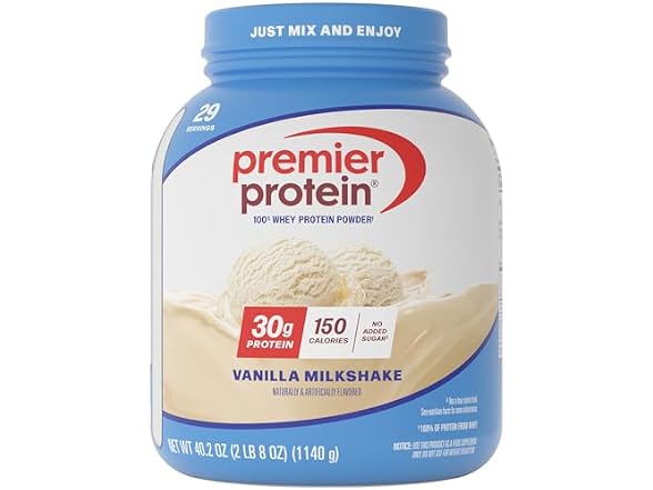 Premier Protein Whey Powder Vanilla 29 Servings