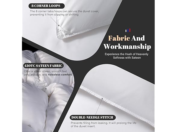 Duvet Insert Twin Size Feather Down Comforter