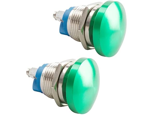 Mushroom Push Button Switch 2Pcs IP65