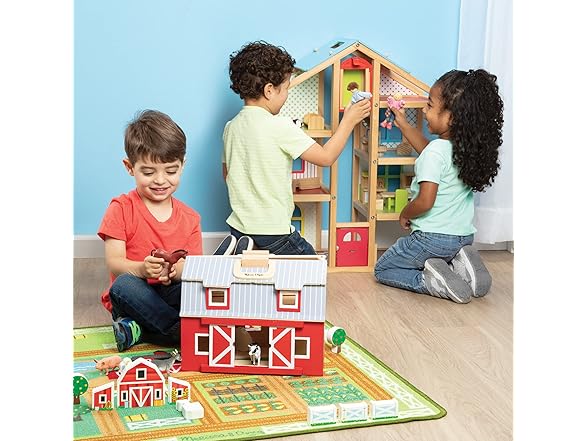 Melissa & Doug Wooden Farm Play Set