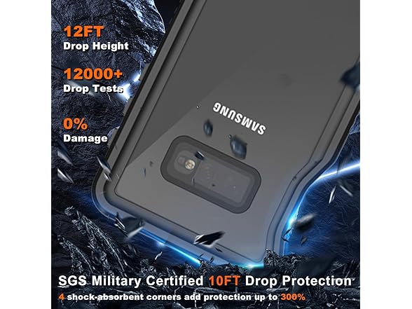 Hualele Waterproof Galaxy S10e Case