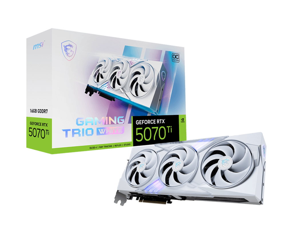 MSI GeForce RTX 5070 Ti 16G GAMING TRIO OC WHITE - Gallery 3