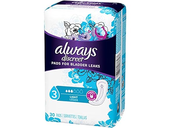 Discreet Liners Regular 30ct