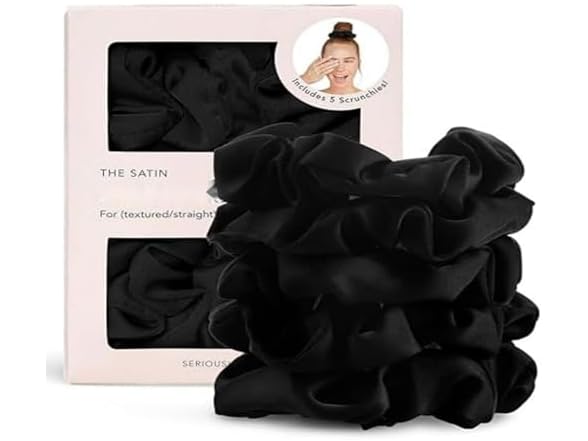 Kusport Kusport Women's Satin Scrunchies