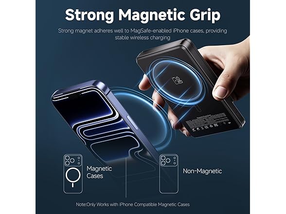 Nocapvalue Qi2 Magnetic Portable Charger