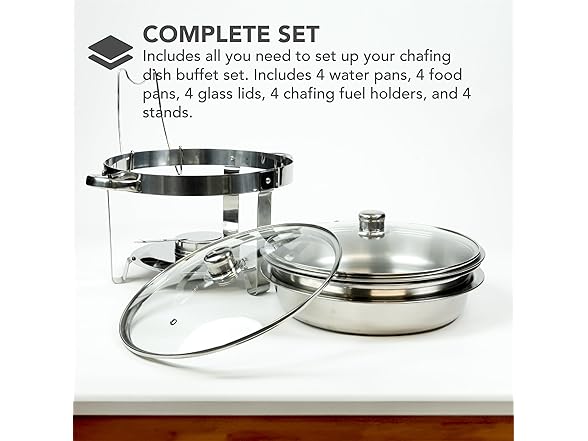 Alpha Living Chafing Dish Buffet Set