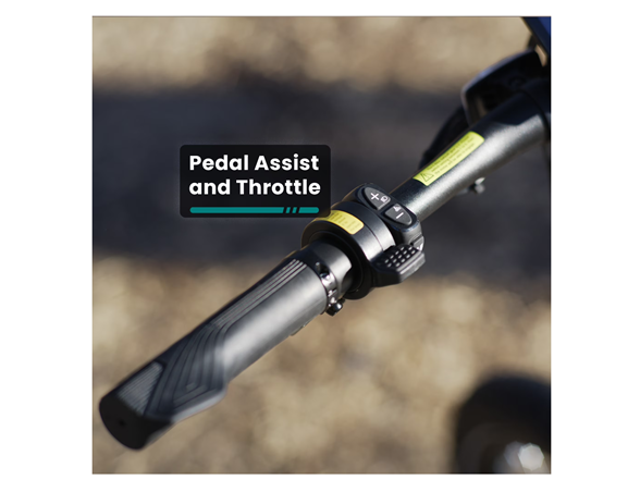 GOTRAX Transit 27.5" Step Through Electric Hybrid Bike