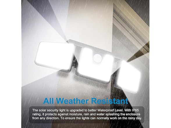 AmeriTop 2 Pack Solar Outdoor Lights