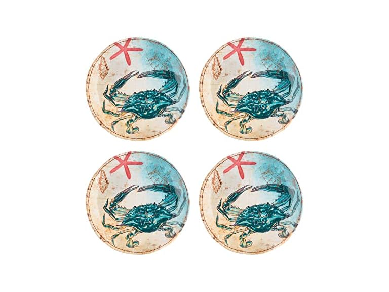 Supreme Housewares 4-Piece 6 Inch Melamine Roun