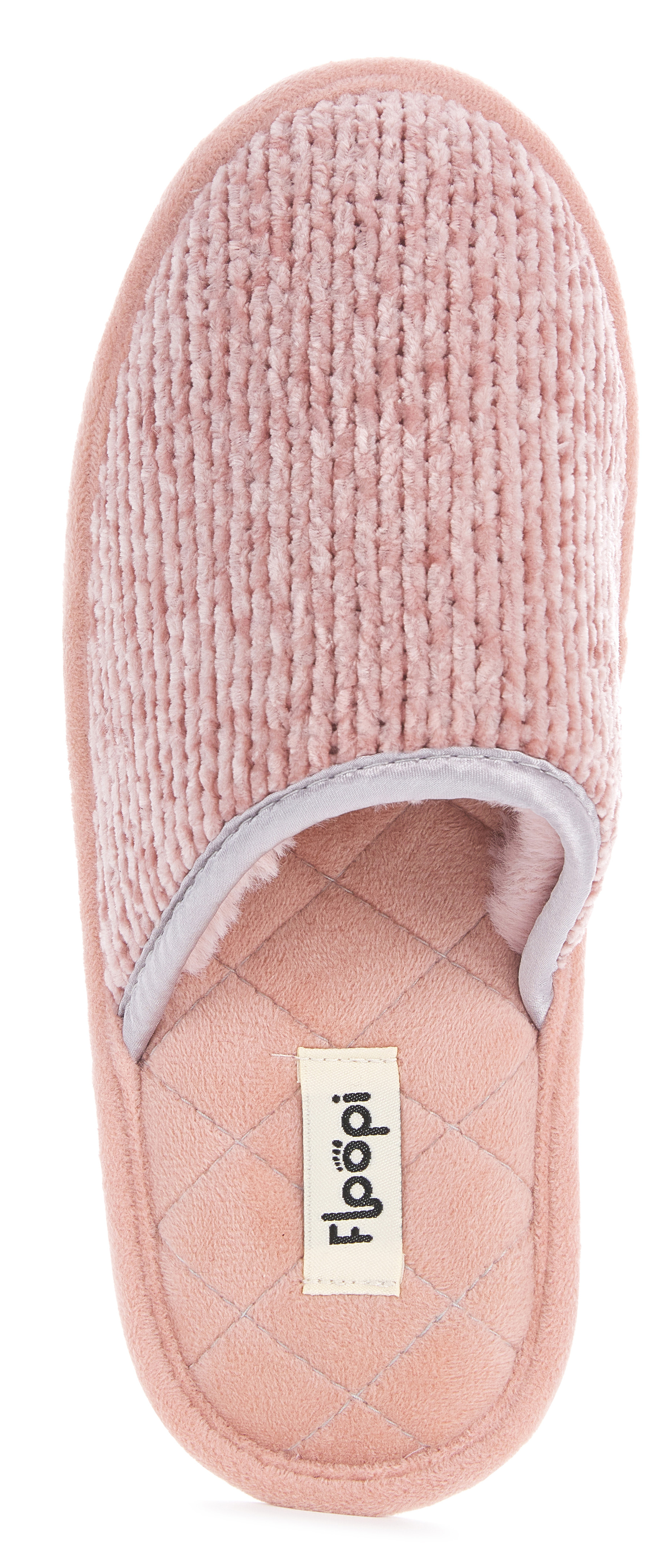 Floopi Womens Victoria Chenille Scuff Slippers - Gallery 28