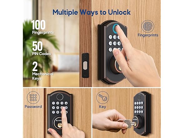 ELAMOR M19 ORB Fingerprint Lock