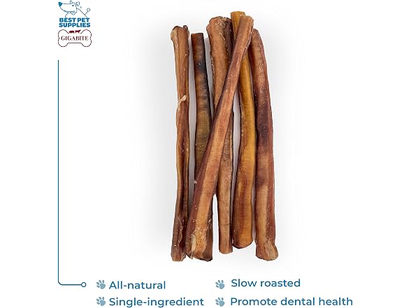 Best Pet Supplies GigaBite Bully Sticks for Dogs All