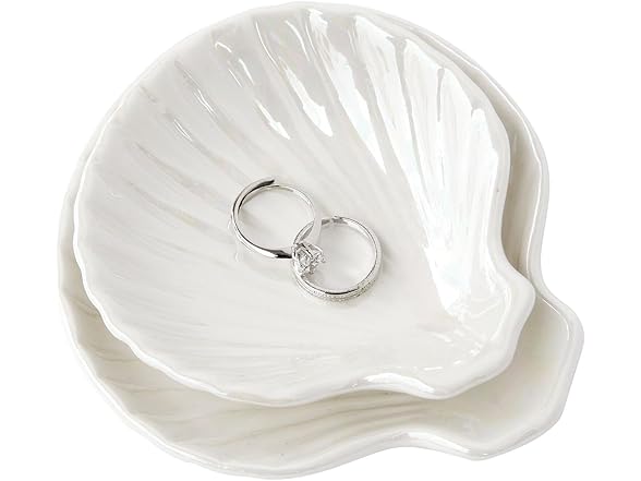 YZMICSTAR Shell Ring Trinket Dish