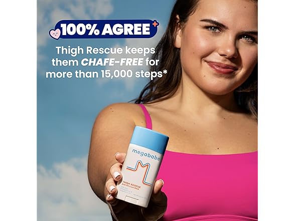 Megababe Thigh Rescue Anti-Chafe Stick
