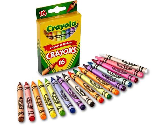 Crayola Crayons, School Supplies, 16 Count