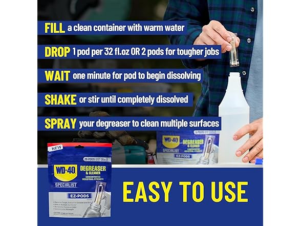 WD-40 Specialist Degreaser and Cleaner EZ-PODS