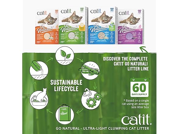 Catit Go Natural Ultra-Light Clumping Cat Litter