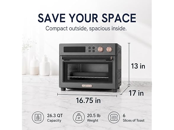 Infrared Heating 26.3 QT Air Fryer
