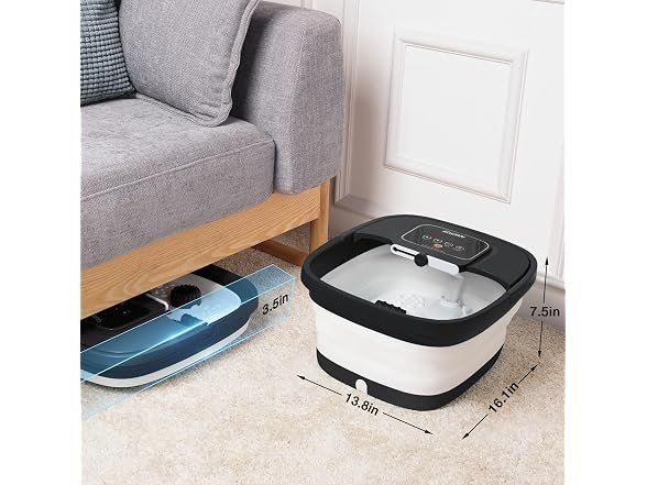 HOSPAN Collapsible Foot Spa with Heat