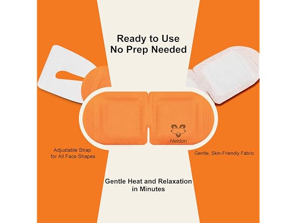 Neldon 20 Pack Steam Eye Mask Disposable
