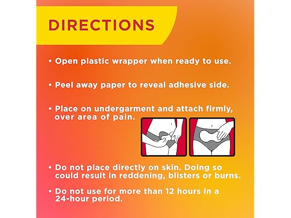 3CT Uricalm Personal Heat Patch, Soothes Discomfort