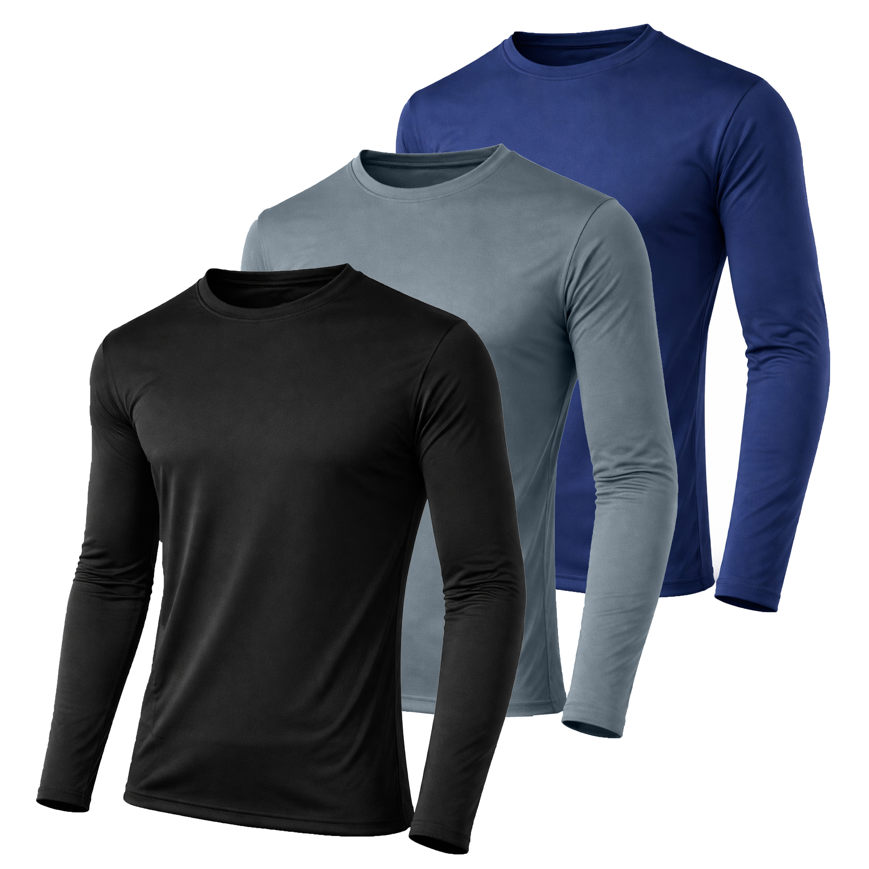 3Pk Mens L/S Performance Shirt - Gallery 15