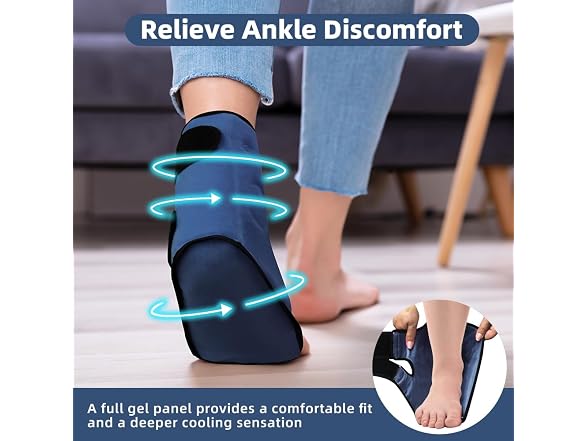 Conbella Ankle Ice Pack Wrap